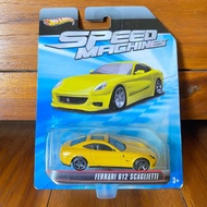 Hot Wheels Speed Machines Ferrari 612 Scaglietti yellow color