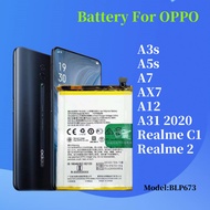 Battery For Oppo A31 2020 / A3S / A5s / AX7 / A12 / Realme C1 / Realme 2 Bateri A31 2020 blp673