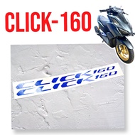 Click160 สติ๊กเกอร์ ติดโลโก้ Click160 /Click2022 สติ๊กเกอร์ตกแต่งรถ