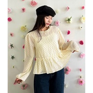 Aley Women's Blouse with Scrunchies | Thyme Thyme Thyme