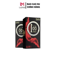 Bao cao su OLO 0.01mm Square Black siêu mỏng 0.01 dẫn nhiệt ấm nồng tăng cảm giác chân thật hộp 10 b