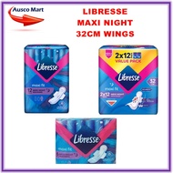 LIBRESSE MAXI NIGHT 32CM WINGS