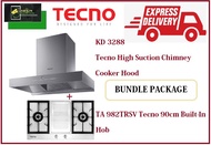 TECNO HOOD AND HOB BUNDLE PACKAGE FOR ( KD 3288 &amp; TA 982 TRSV) / FREE EXPRESS DELIVERY