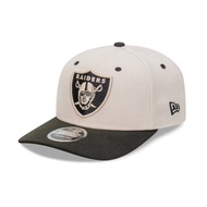 New Era 9Seventy Las Vegas Raiders Stone Black 2-Tone Stretch Snapback Cap 100% Original
