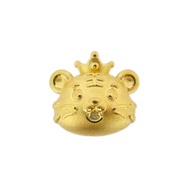 CHOW TAI FOOK 999 Pure Gold Charm - Zodiac Tiger Collection [Crown] R28006