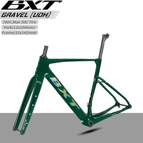 BXT T1000 Carbon Gravel Bike Frame 700C Full Carbon Fiber Off Road Gravel Bicycle Frame