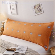 Soft Cotton Long Pillow Case Large Size 120/150/180cm Bedding Long Pillowcase Flower Print Comfortab