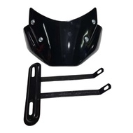 Visor byson winshield yamaha byson free license plate bracket