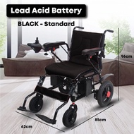 Electric Wheelchair Kerusi Roda Elektrik Lightweight Foldable Travel Transport Auto Motor Wheelchair