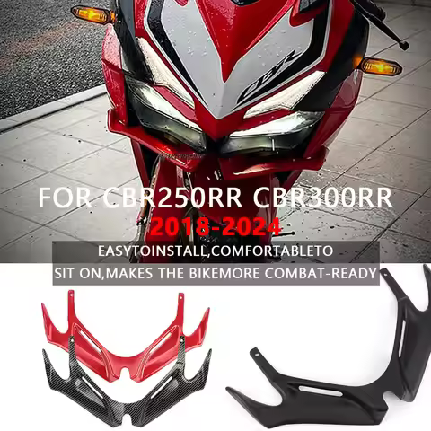 For HONDA Motocycle Front Wing Fairing Winglets Mouth Shell Cover Protection Guards CBR250RR CBR300R
