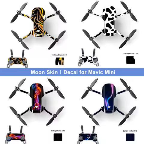 For DJI Mavic Mini Skin Wrap Protective Vinyl Decal Sticker Decal for DJI Mavic Accessories