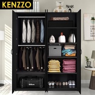 *สินค้าพร้อมส่ง* KENZZO : 2 Door 5 Tier ตู้ ตู้เสื้อผ้า ตู้ไม้ ตู้วางของ ตู้อเนกประสงค์ ตู้2ประตู ตู