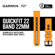 Garmin QuickFit Watch Bands, Accessories, 22MM, Silicone Band for Fenix 8