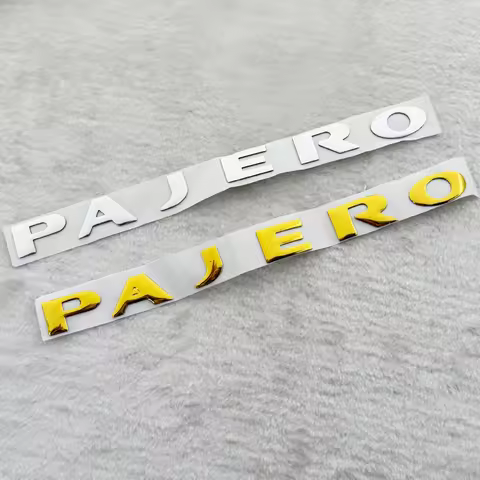 1 pieza pegatina 3D para Pajero Gls V90 emblema para Montero V80 3,8 V6 insignia para Shogun V70 let