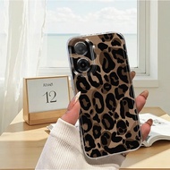 Transparent TPU Case BROWN LEOPARD MOTIF SIMPLE SUITABLE FOR XIAOMI/REDMI/poco/Mi10/Mi10T Mi11 LITE/