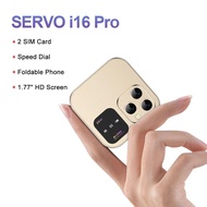 Mini Flip Mobile Phone, I16Pro 2SIM Card Flip Foldable Phone, Foldable Phone Voice Vibration Speed D