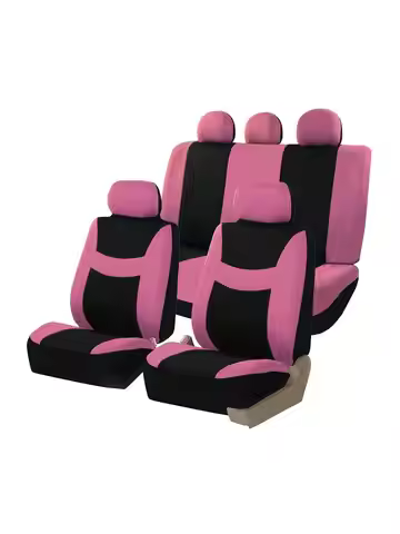 5-Seater Universal Car Seat Cover 2mm Sponge Multi-Color Available For All Seasons, Car Seat Cover F