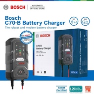 Bosch C70-B Battery Charger for 12V 24V Car Commercial Vehicle Big Bike Motorcycle - lead-acid, AGM,