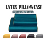 Vaahome High quality satin silk Latex Pillow Case Children pillowcase 50 * 30cm Adults 60 * 40cm Couple Memory Pillow Case