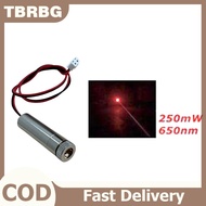 TBRBG Laser Màu đỏ Dot mô-đun 250mW 650nm laser công suất cao với tập trung DIY Máy khắc Laser đầu
