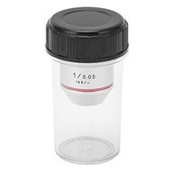 Microscope Objective Lens,RMS Threaded 1X 195 Achromatic Objective for Biological Microscope