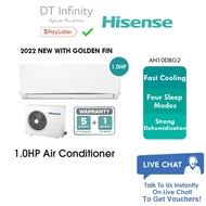 Hisense Aircond 1.0HP Non Inverter R32 Aircon Air Conditioner 1HP Penghawa Dingin Air Cond Murah 冷气机 冷氣機 DBG Series