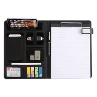 Wholesale Folder Leather Padfolio Folder Multifunctional File Folder Business Manager Folder Polyure