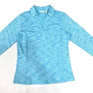 Lady Hagen blue turtleneck long-sleeved shirt WGH31132 (TH7550)