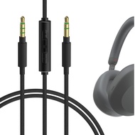 Geekria Audio Cable with Mic Compatible with Sony WH-1000XM6/1000XM5 WH-CH720N WH-XB910N Headphones 