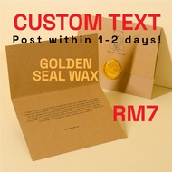 Personalized Wish Card | Custom Your Wish Card | Wish Card Stamped With Wax Seal