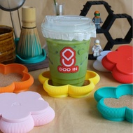 Cork Coaster - Flower Coaster (3d printed)