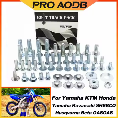 For Yamaha YZ125 250 YZ250F YZ450F YZ250X YZ450X WR250 WR450F 2003-2025 Motocross Hardware Bolt Full