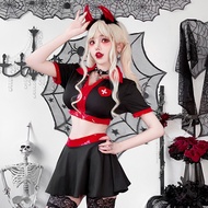 Halloween Dark Gothic Sexy Nurse Outfit - Plus Size Available