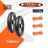 MAXXIS TUBELESS OUTER TIRE M6029W 100/80-14 80/80-14 90/80-14
