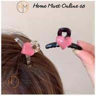 HM61379 Korean Fashion Cute Small Heart-Shaped Hair Clip for Women HM68