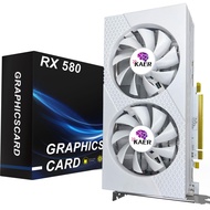 RX580 8GB Graphics Card GDDR5 256bit Computer Graphics Card with Dual Fans 1284/7000MHz,PCI Express 
