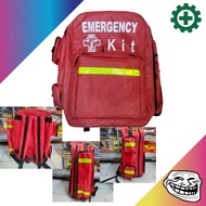 MERAH P3k emergency backpack KIT + complete contents type A red backpack