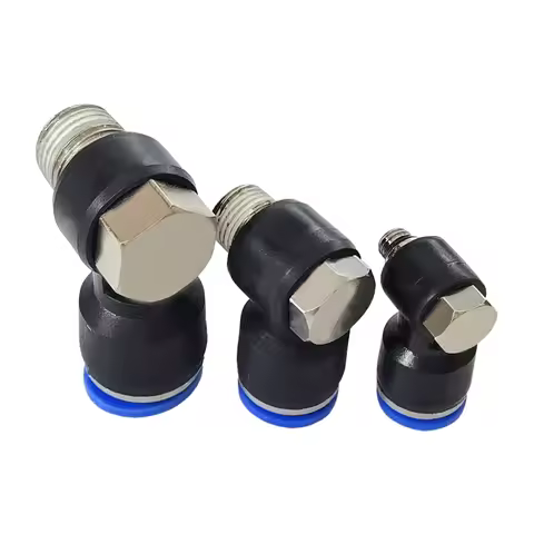 10pcs Pneumatic Fittings PH4-M5,4-01,4-02 6-01,6-02,PH8-01,8-02,PH10-02,PH12-02 Hexagon Male Air Hos