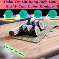 Bamboo sushi roll set - Japanese sushi roll matMakisu - Bamboo sushi roll mat - mini home sushi maki