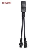 [Bilibili1] New IEC320-C14 TO C13+C5 Splitter Power Cord Cable 3-pin PDU/UPS Cabinet