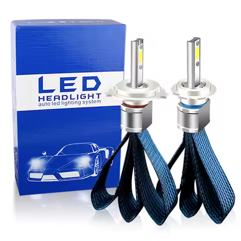 2PCS Car Headlight H7 H4 LED H8/H11 HB3/9005 HB4/9006 H16(JP) 9012 90W 9600lm Auto Bulb Headlamp Whi