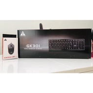 Golden Field GK 301 Office Keyboard Mouse Set -GM 301 Membrane Keyboard - Genuine