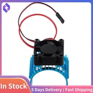 For  A959-B 144001 124019 RC Car Aluminum Alloy Motor Heatsink Cover with Cooling Fan for 540 550 36