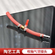 Pottery Glaze Tool Adapter Connection Hose with Valve Tool Pottery Glaze Auxiliary Tool Accessories 