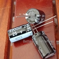 2200 uf 25V 2200uf 25V ELECTROLYTIC CAPACITOR 3pcs/Set new