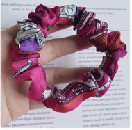 100% chính hãng lụa dâu tằm 16 momme Crepe satin/Twill scrunchies dây buộc tóc (3cm)