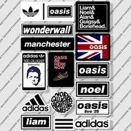 ADIDAS X OASIS Sticker || Adidas Oasis Aesthetic Band Stickers