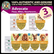 Advocate Spot on Solution Tick And Flea Remover for Cats & Dogs 3 Tubes