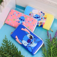 Disney Lilo Stitch Anime Pattern Coin Purse Mickey Mouse Elsa Princess Action Figure Child Cartoon Handbag Birthday Present