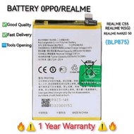 For SUPER POWER Battery Realme C55/Realme 9(5G)/Narzo 50(BLP875)/REALME 6/6PRO(BLP757)/7(BLP807)/7i(